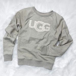 Ugg fuzzy logo sweatshirt Clearance